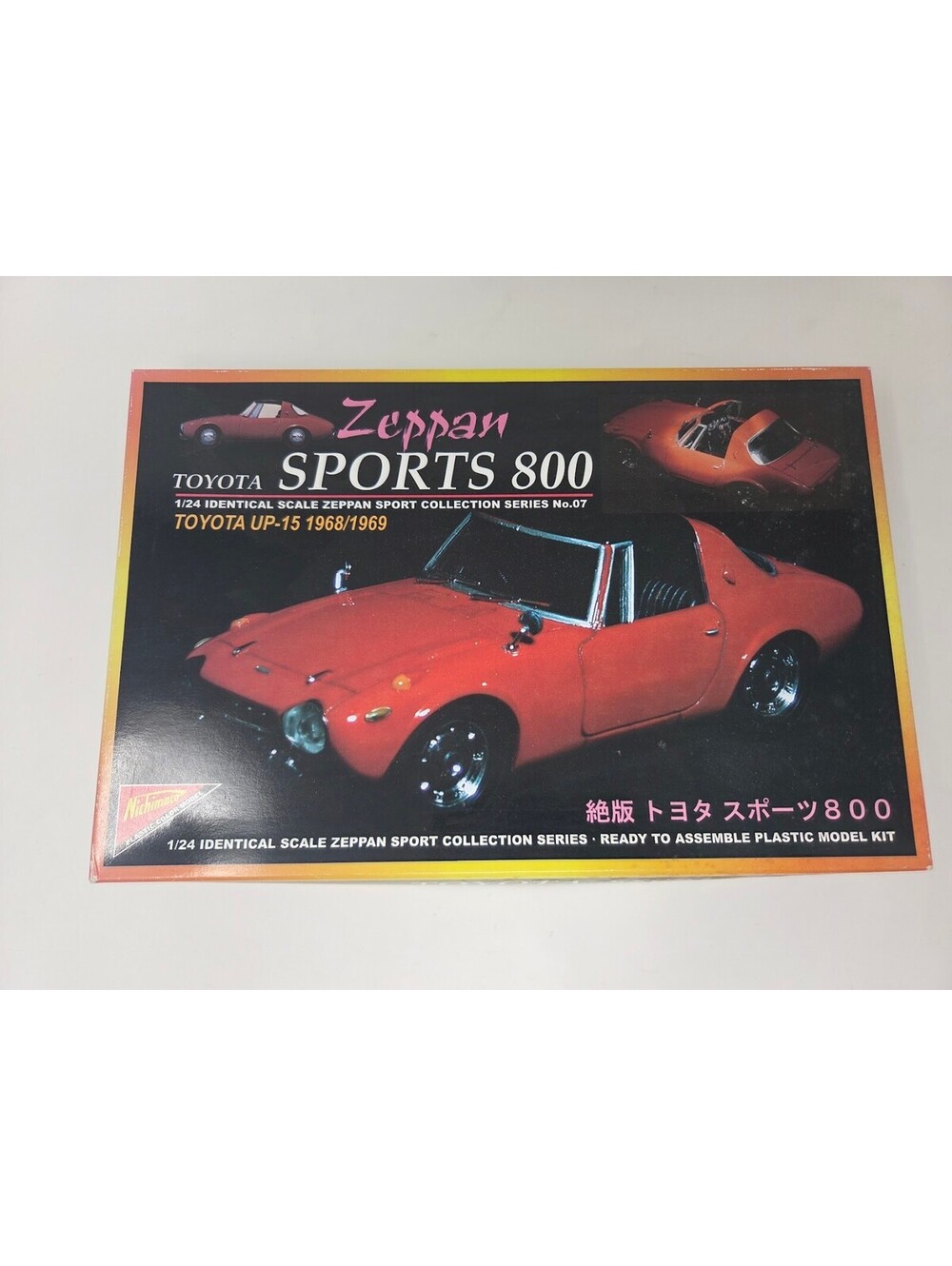 Nichimo Zeppan Toyota Sports 800 UP-15 1/24 Scale Model Kit Japan